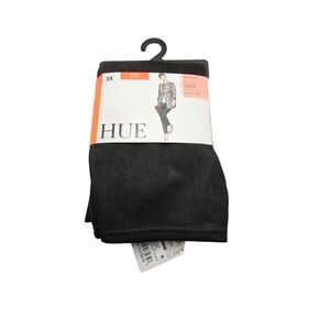 HUE Jet Black Cozy Leggings
